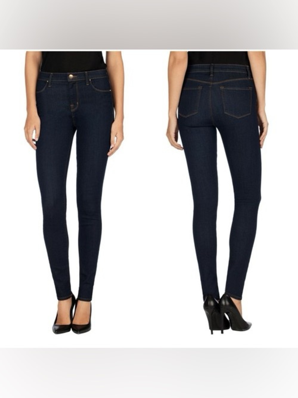 NEW J BRAND Maria Dark Blue Women’s Skinny Jeans Denim High-Rise Waist Size 27
